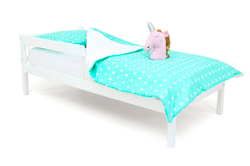 Детская кровать с бортиком Бельмарко Svogen classic белый