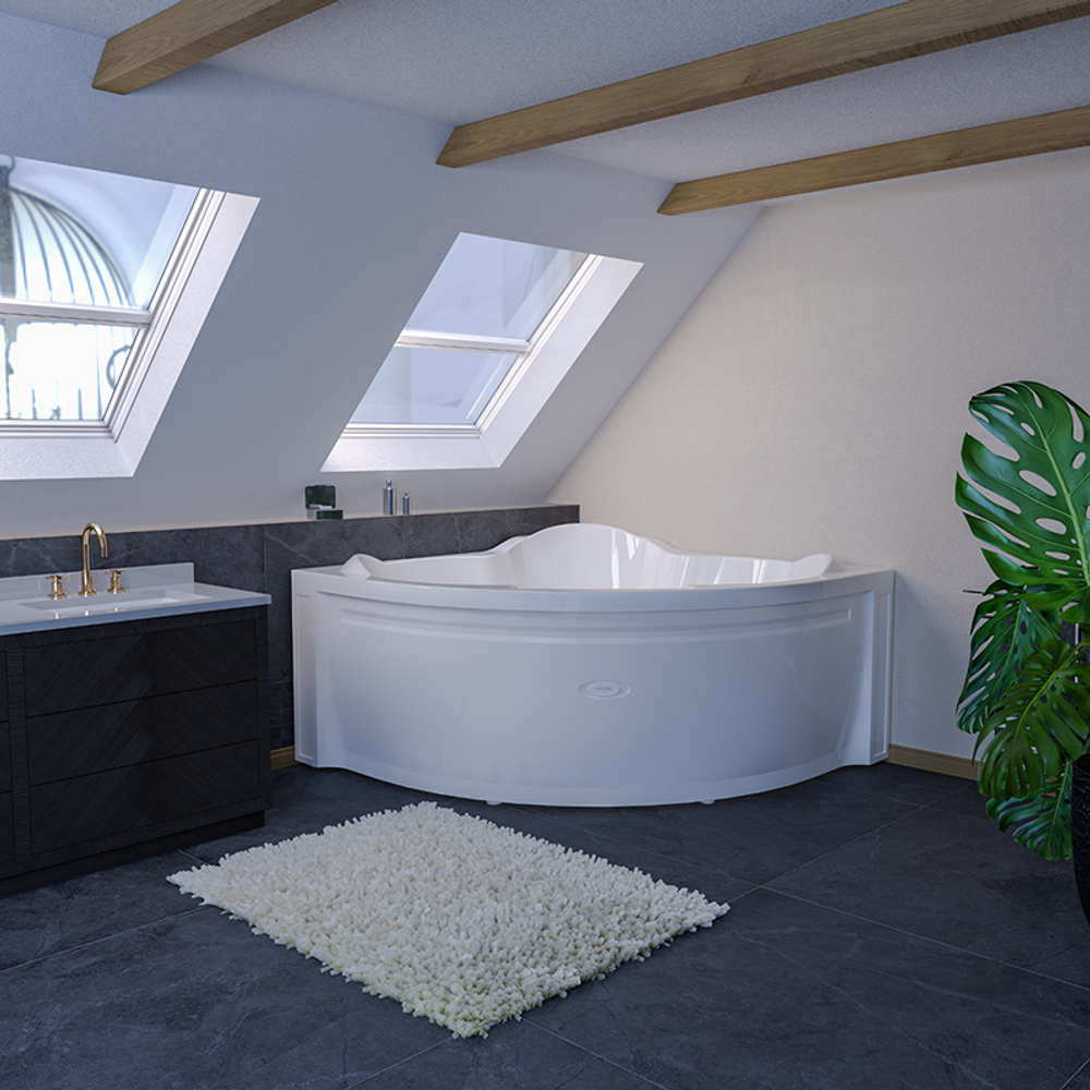 Акриловая ванна Radomir (Радомир) Сорренто 148х148, с каркасом