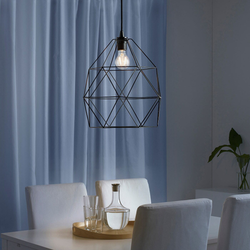 Подвесной светильник IKEA BRUNSTA / HEMMA, Черный, 30 см