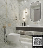 Декор настенный Тянь-Шань Меоланс Светло-серый 30x60 см (TP3665H)