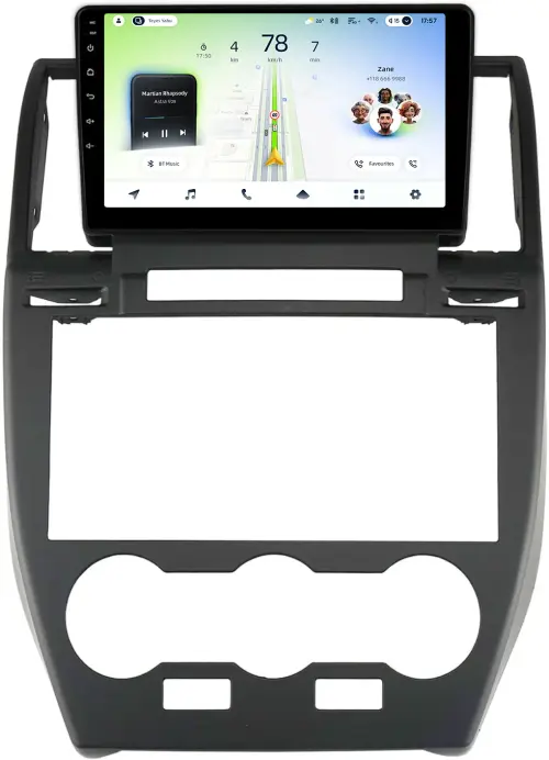 Магнитола для Land Rover Freelander 2 2007-2012 (монохром) - Teyes CC4L монитор 9" IPS, Android 14, Быстрая, Snapdragon 662, CarPlay, 4G SIM-слот