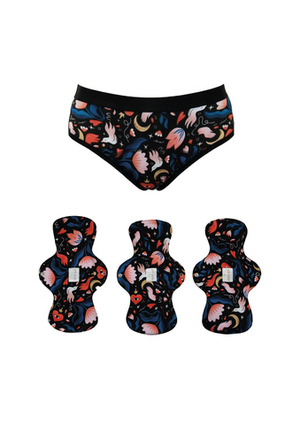 Набор из впитывающих трусов и прокладок | Лимитированная серия