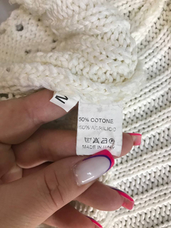 Кардиган крупной вязки, маркировка М, визуально 46 размер