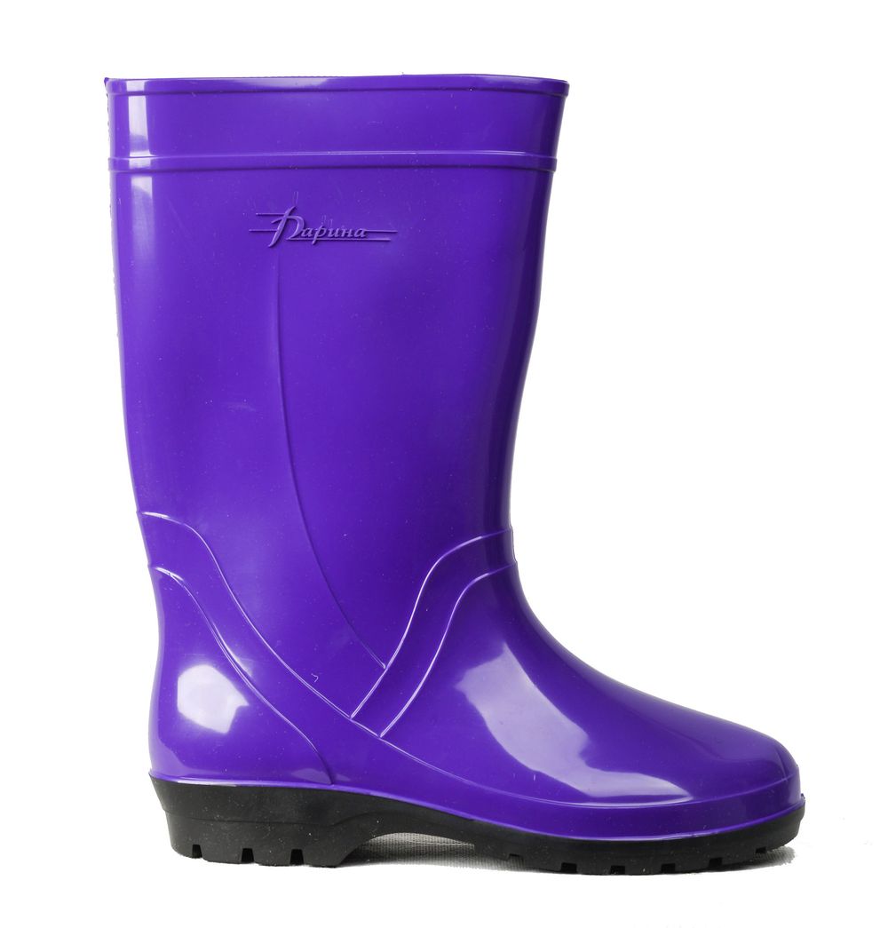 Сапоги женские «Эдельвейс» Д18-К (Синий/Черный/Фиолетовый)