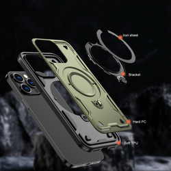 Чехол Magneto Case с кольцом для iPhone 14 Pro