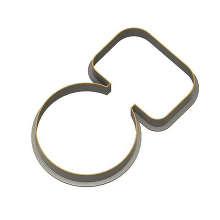 Формочка медаль