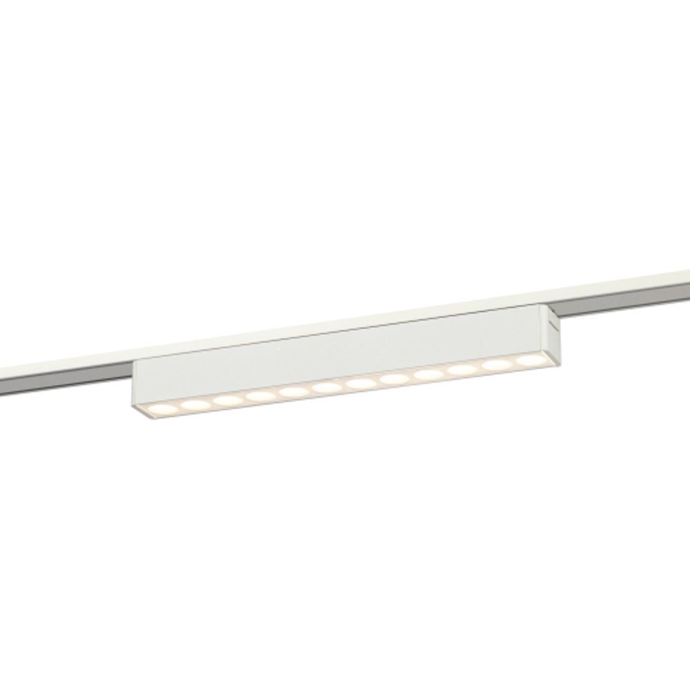 Магнитный трековый светильник ЭРА TRM-S5-2-12W4K WH с направленным светом для тонкой магнитной системы 12Вт 4000К белый | Магнитные трековые светильники