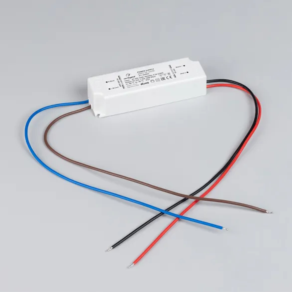 Блок питания ARPV-SP-24030 (24V, 1.25A, 30W) (Arlight, IP67 Пластик, 5 лет) 040052