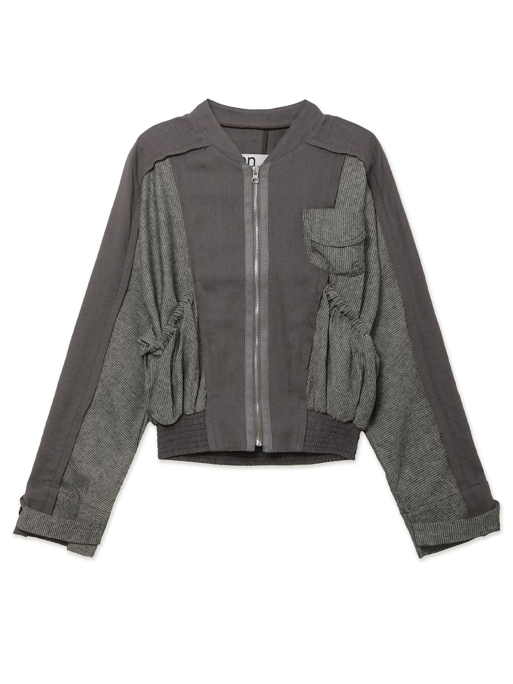 Бомбер Linen Paneled Bomber