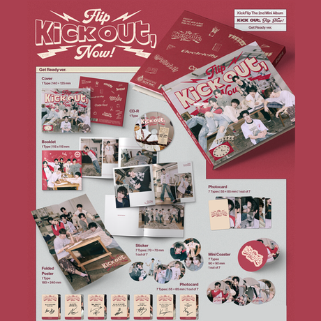 Альбом KickFlip - Kick Out, Flip Now! [Get Ready ver.]