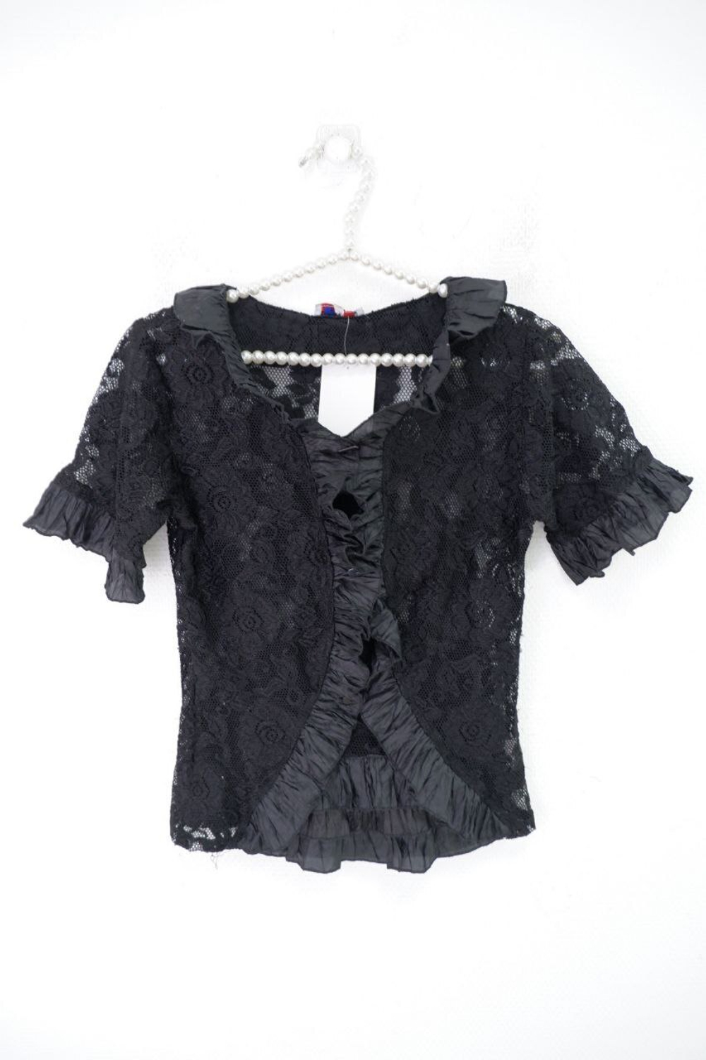 Блуза с ажуром 46 размер