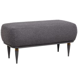 Банкетка Арт Софт Графит Голд