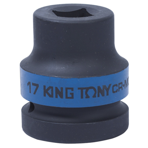 KING TONY (851417M) Головка торцевая ударная четырехгранная 1", футорочная, 17 мм
