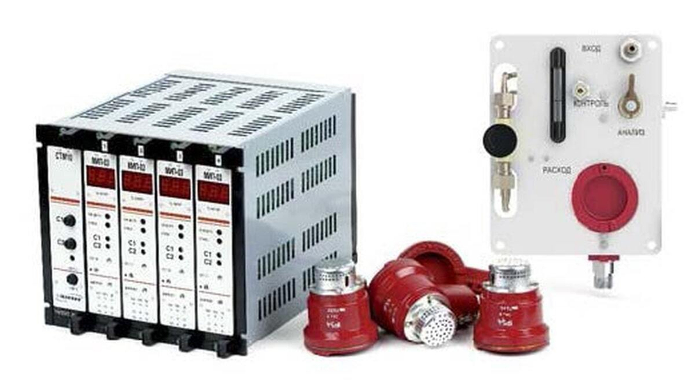 СТМ-10 сигнализатор горючих газов многоканальный взрывозащищённый стационарный