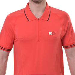 Мужское теннисное поло Wilson Series Seamless Polo - красный