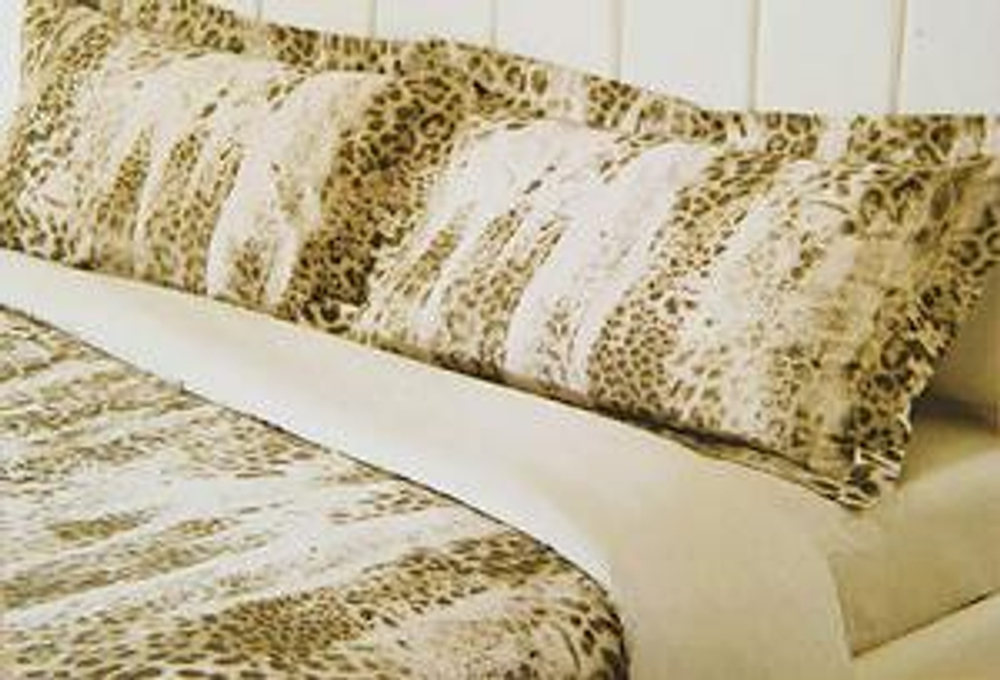 Постельное белье 2 спальное евро Roberto Cavalli Jaguar Oro Италия фрагмент