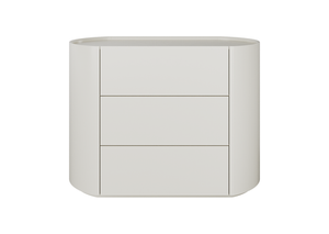 Комод Lagom 3 ящика ширина 100 см (молочный)