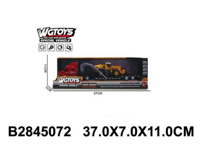 Автовоз ин. + 4 машинки, коробка CX02B-4