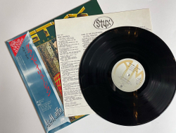 Винтажная виниловая пластинка LP Styx The Grand Illusion (Japan 1979) (Obi)