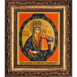 Трубчевская икона Божией Матери. Икона на холсте.