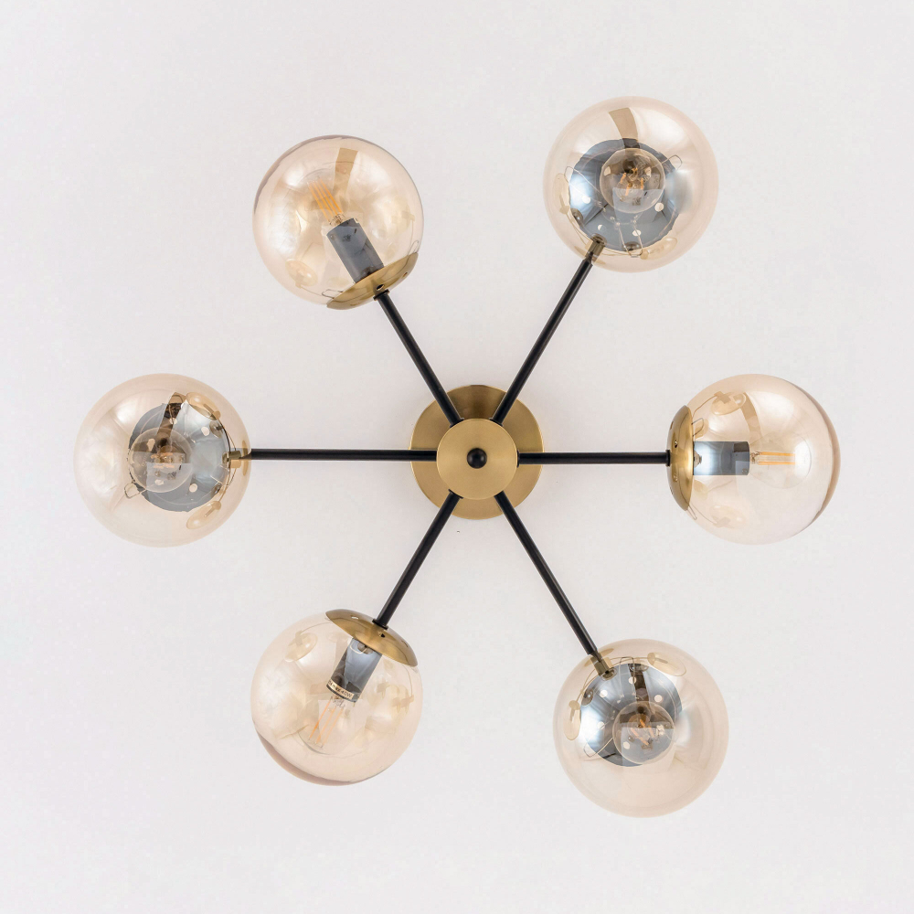 Citilux Шарлиз CL143163 Люстра на штанге Бронза