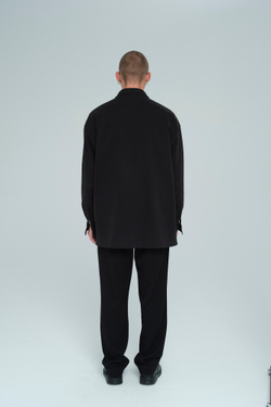 Рубашка оверсайз | black