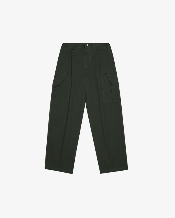 Брюки Cargo темно-зелёные - фото 2