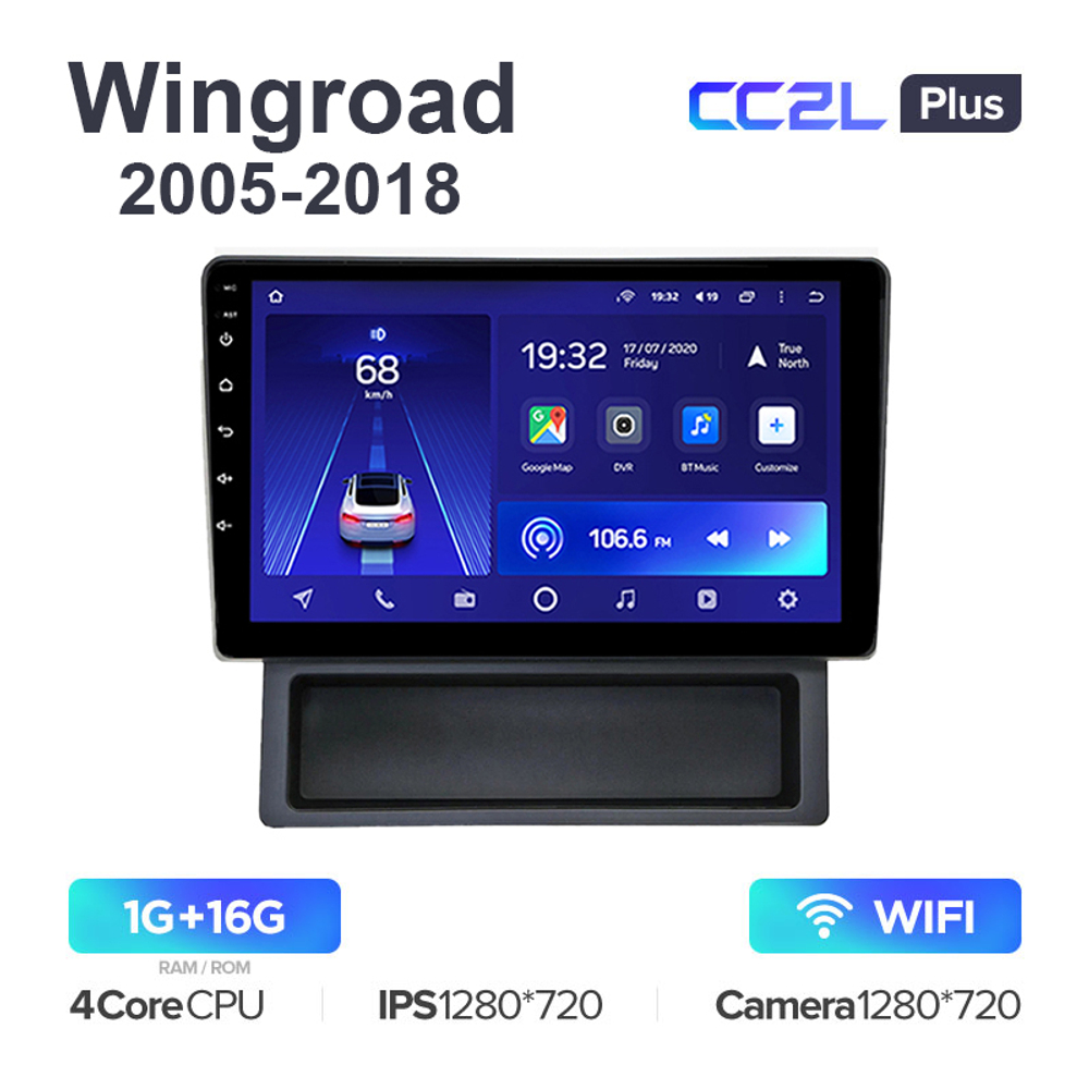 Teyes CC2L Plus 9" для Nissan Wingroad 2005-2018