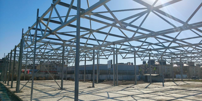 Быстровозводимые ангары (склады)