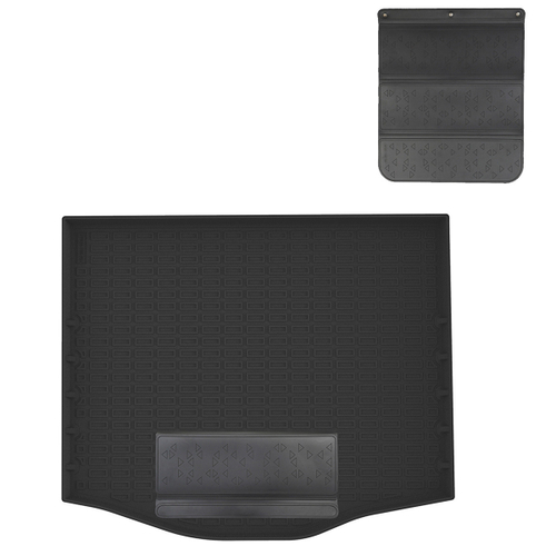 Коврик в багажник Norplast для Ssang Yong Tivolo Grand (2019-) Черный, с фартуком, арт.NPA00-T83-824-APP
