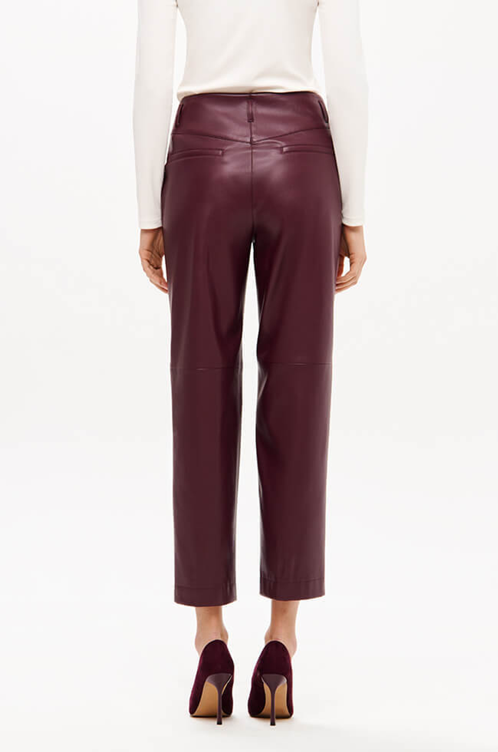 31214 Брюки женские (бордо)