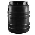 Бочка 50 л с широким горлом (черная)