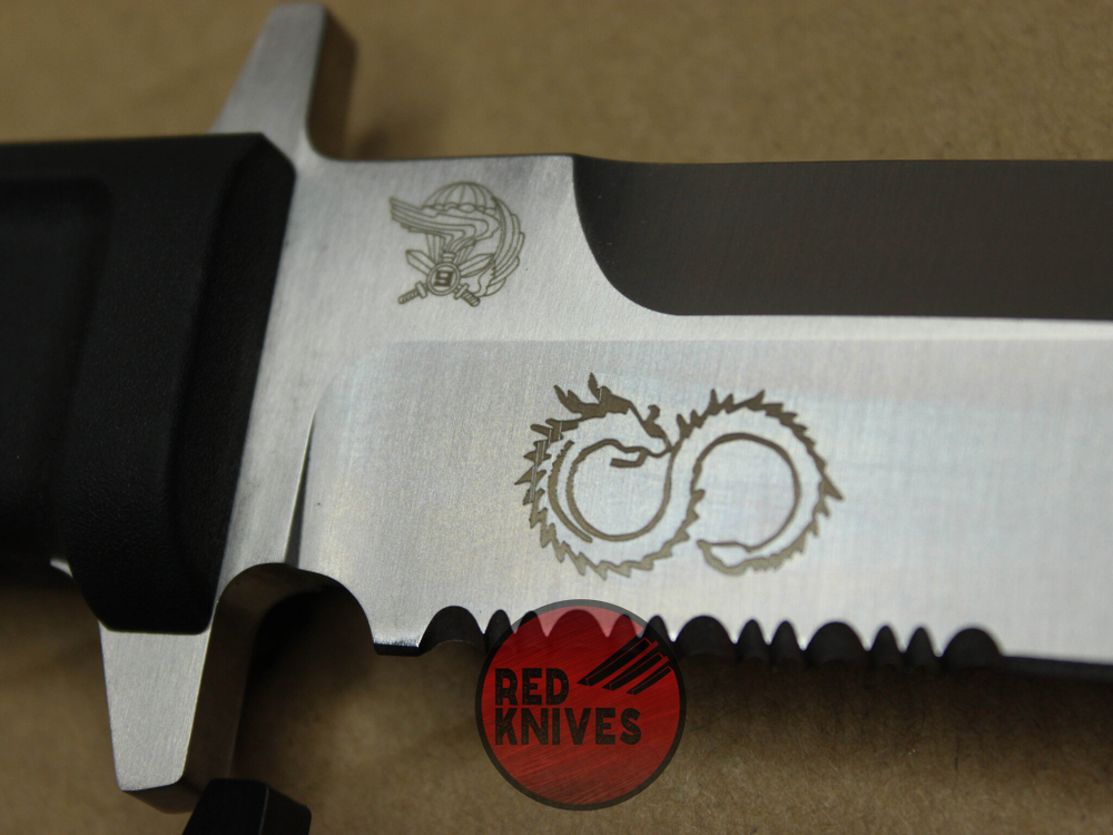 Нож Extrema Ratio Col Moschin - черная рукоять, клинок сатин