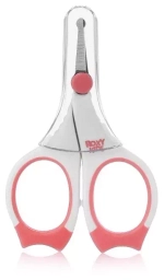 Маникюрные ножницы для новорожденных ROXY-KIDS (коралловый) Арт.RPS-002-С