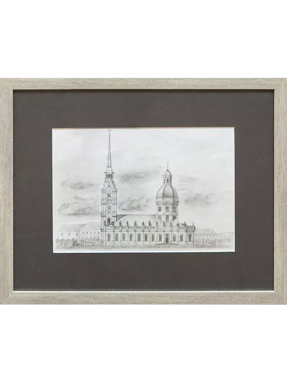 Графика "Рождественская церковь" Д.Парм