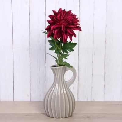 Цветок искусственный «Natur» 65см Георгин бордовый