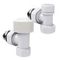 Набор термостатический угловой Royal Thermo Design 1/2quot;М30х1,5 (Белый) — (1)