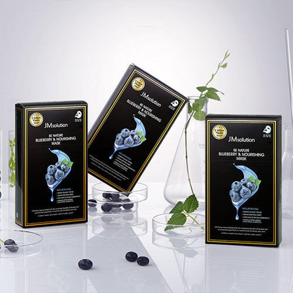 JMsolution Be Nature Blueberry & Nourishing Mask питательная маска с черникой