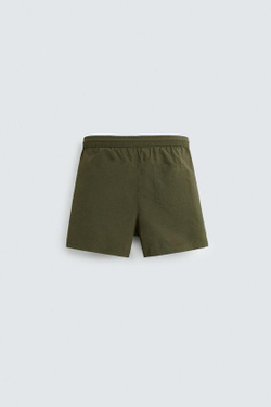 ZARA БАЗОВЫЕ ПЛАВКИ СРЕДНЕЙ ДЛИНЫ, ХАКИ