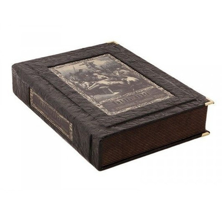 "Библия в гравюрах Гюстава Доре" Книга подарочная в обложке из натуральной кожи