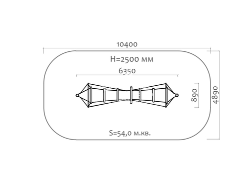 Канатная конструкция 33208.21