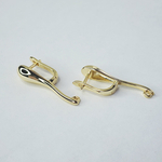 Ювелирные швензы, английский замок, позолота, люкс фурнитура