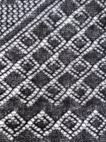 Оренбургский пуховый платок-паутинка А120-07 черный