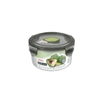 КОНТЕЙНЕР ДЛЯ ПРОДУКТОВ ГЕРМЕТИЧНЫЙ С КЛАПАНОМ BRILLIANT КРУГЛЫЙ 0,6Л (Черный)