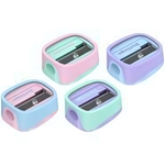 Точилка пластик "Haze", 1 отверстие, ассорт. BBp_15028 (Berlingo)