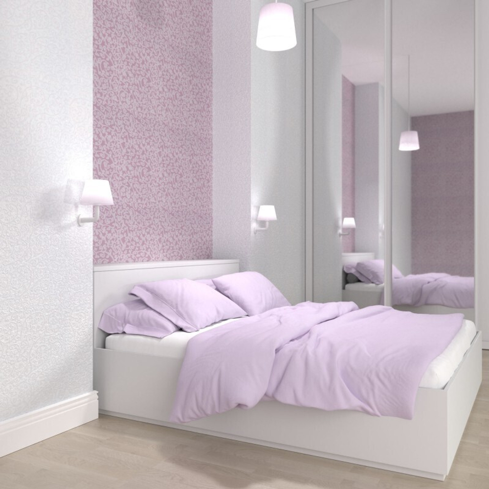 Ламинированная панель ПВХ ВЕК Кружева белые 3000х250мм