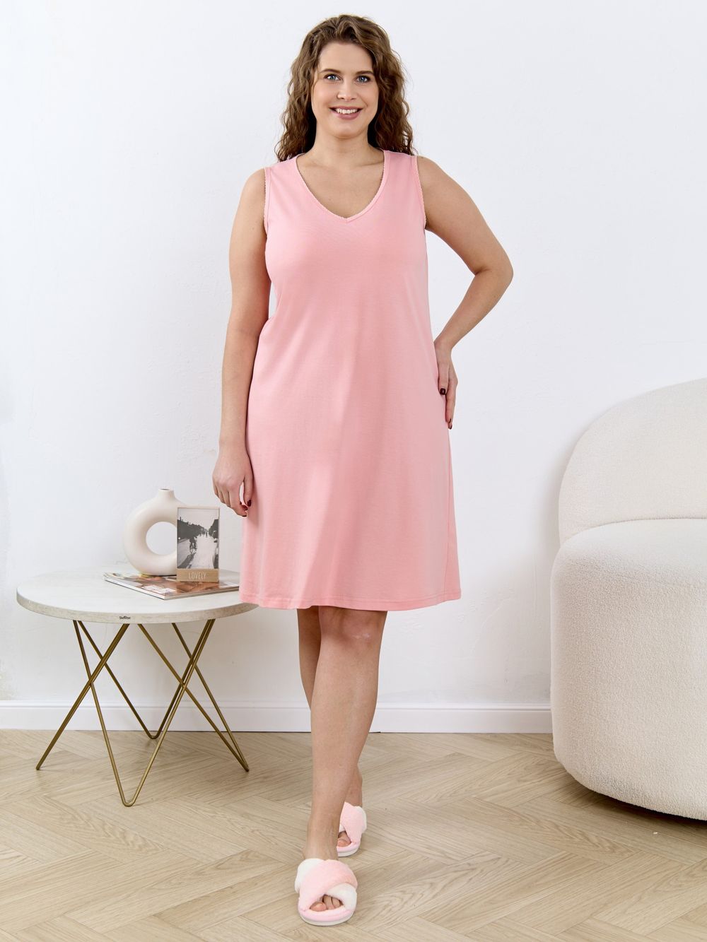 Ночная сорочка Айрис-1 Виотекс ПЕРСИКОВЫЙ