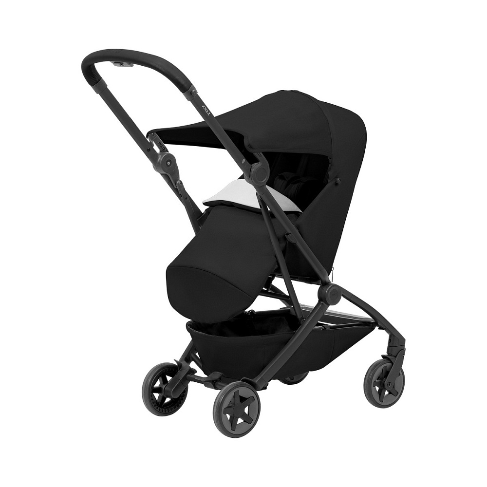 Детская прогулочная коляска Joolz Aer 2 с бампером и реверсивным блоком Space Black