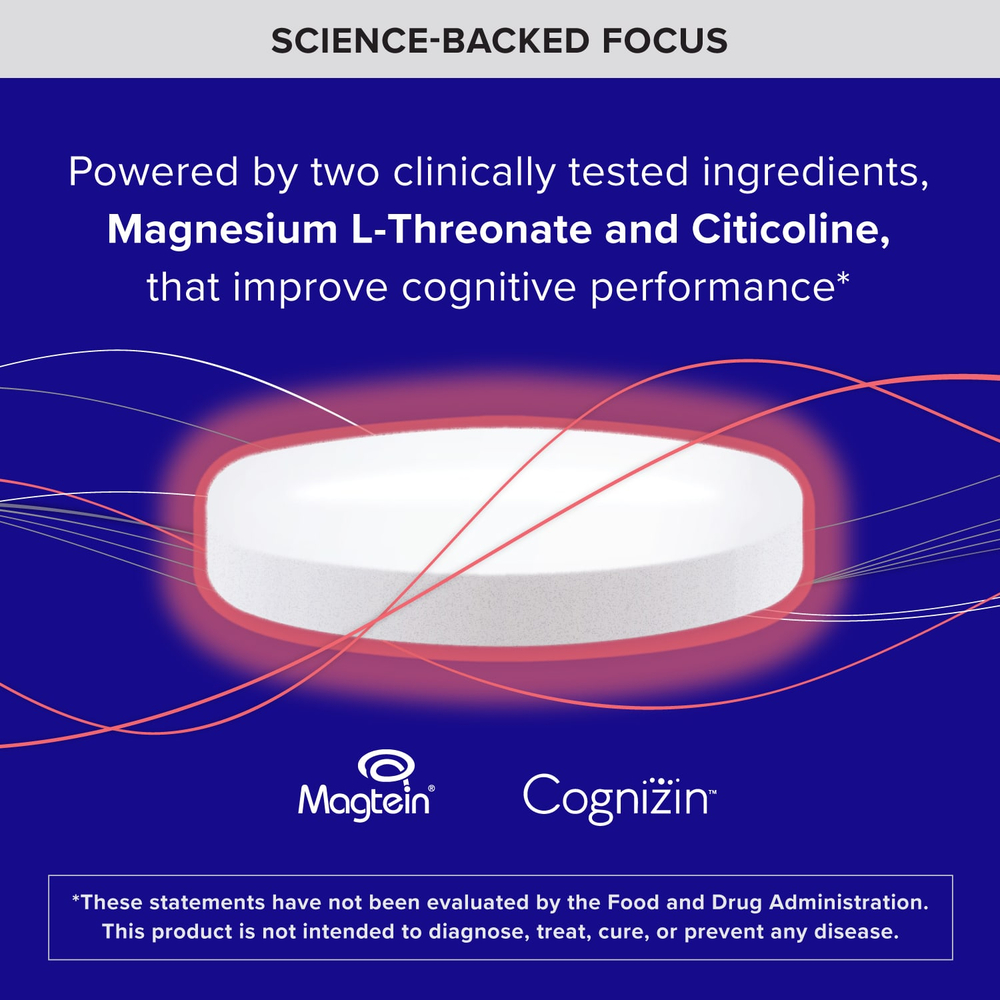 Qunol, Brain Health, Focus Plus, 60 таблеток
