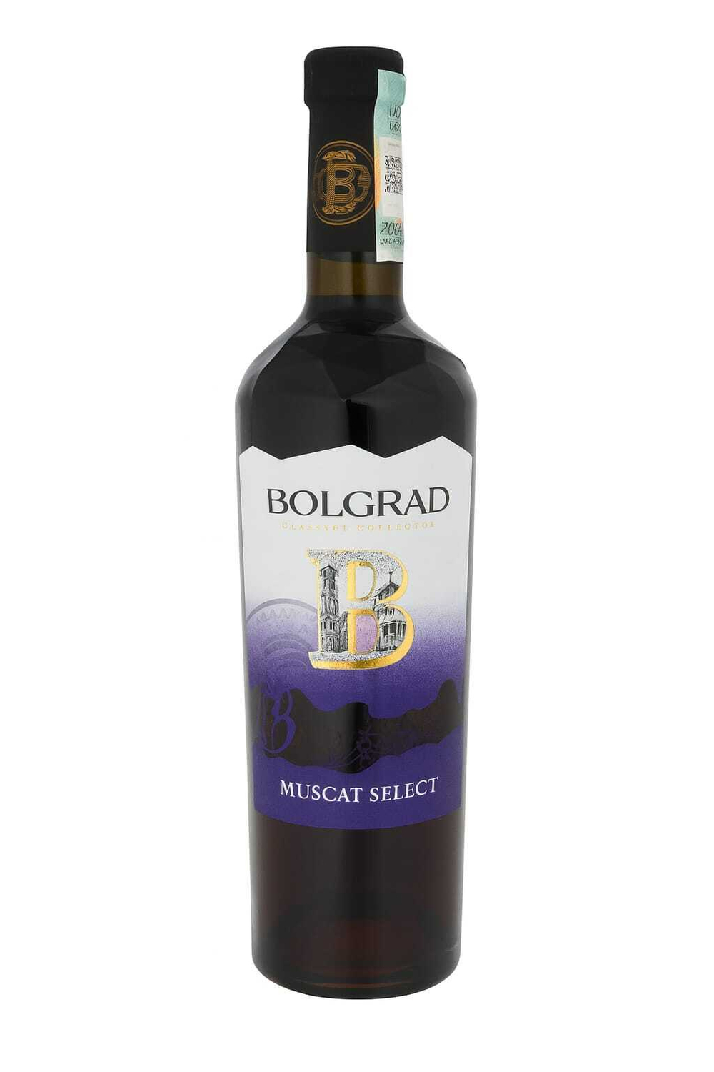 Вино Bolgrad Muscat Select столовое полусладкое красное 0.75 л